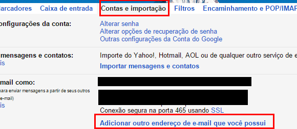 Como importar uma conta do Yahoo Mail para o Gmail